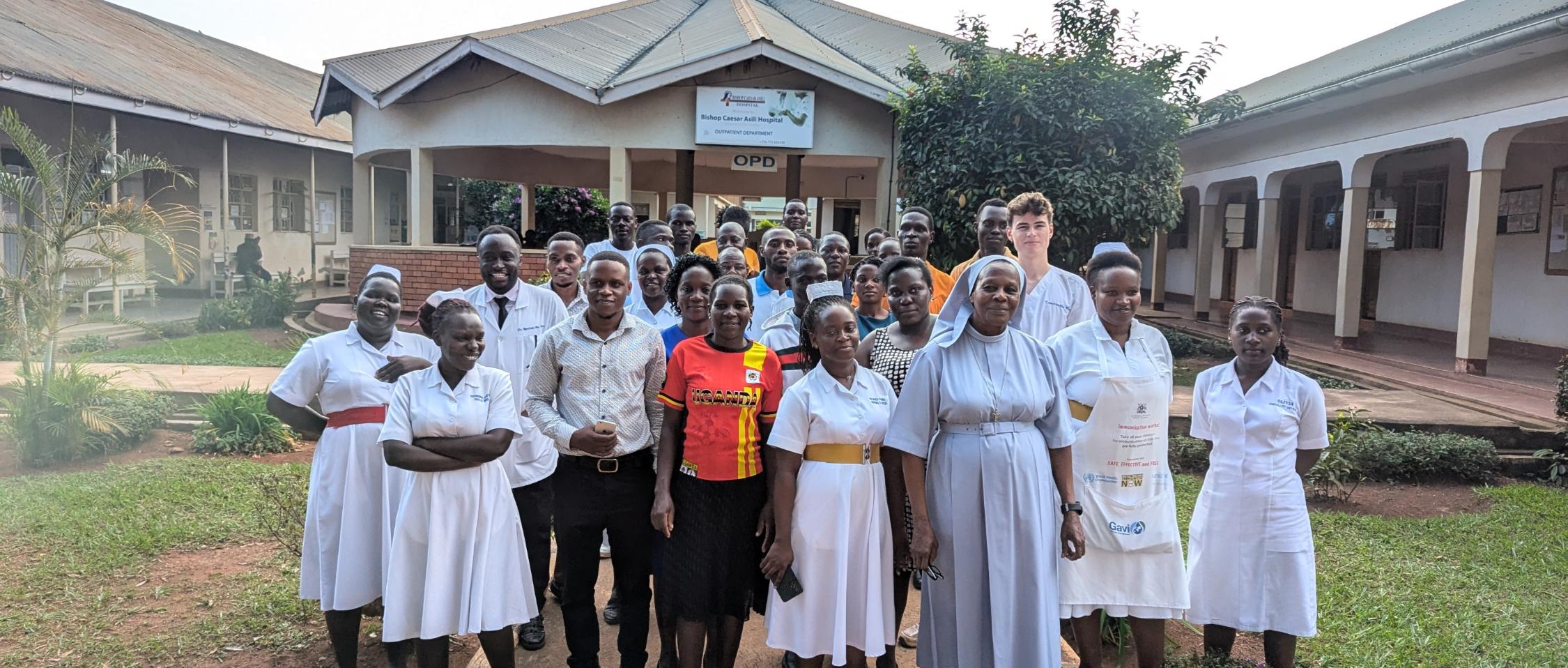 Teil des Krankenhausteams