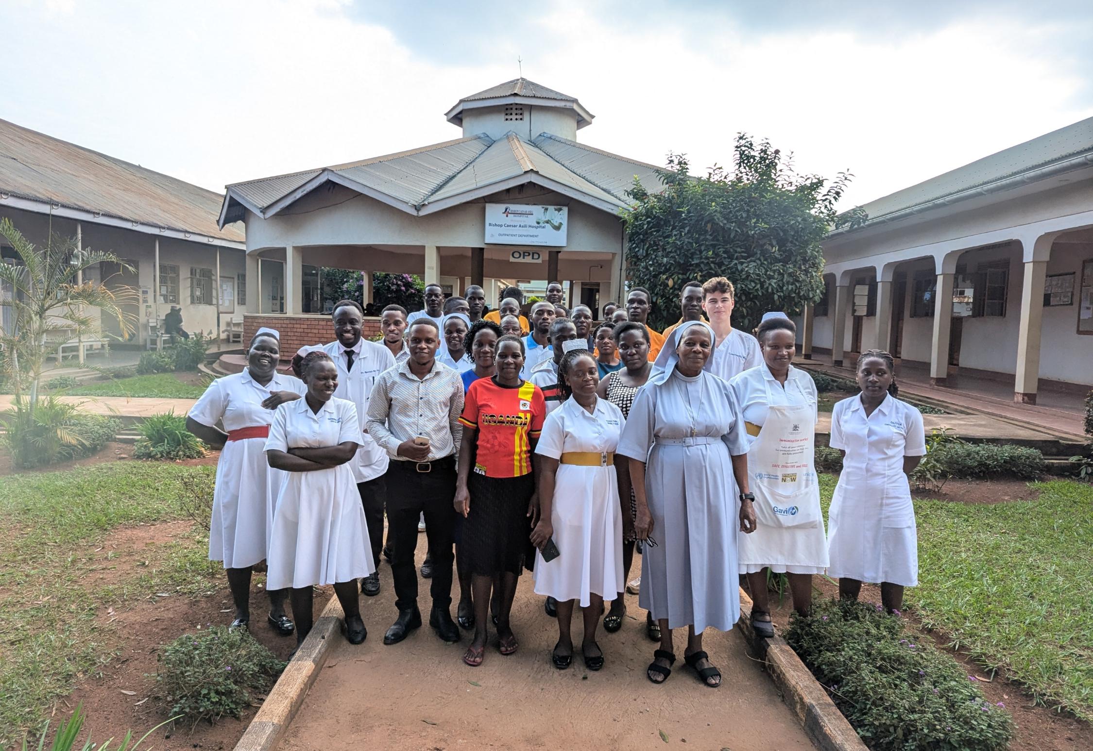 Teil des Krankenhausteams